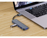 Tech-Protect V0-HUB ADAPTER 5IN1 GREY - 1600751 - zdjęcie 5